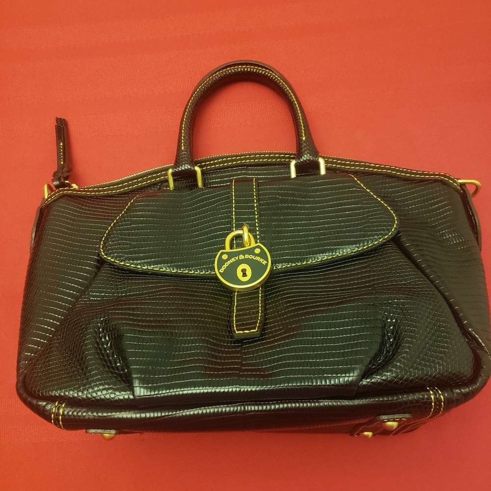 Dooney & Bourke Lizard Embossed Satchel